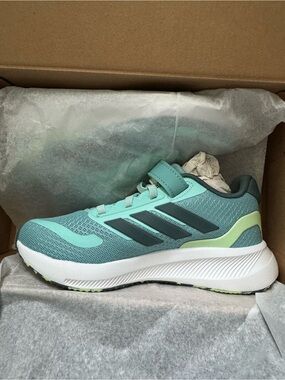 Adidas Kids Athletic Sneakers - Mint Green/Teal size 13